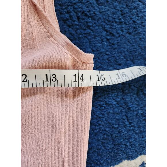 Cremieux Women's Pale Pink Basic Top M - Picture 4 of 6